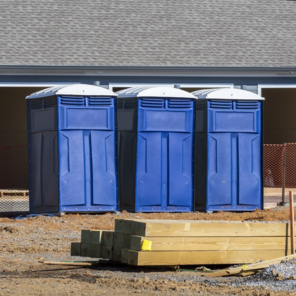 what is the expected delivery and pickup timeframe for the porta potties in West Newbury